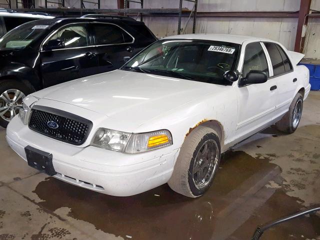 2FAHP71V09X131645 - 2009 FORD CROWN VICT WHITE photo 2