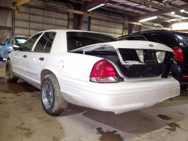 2FAHP71V09X131645 - 2009 FORD CROWN VICT WHITE photo 3