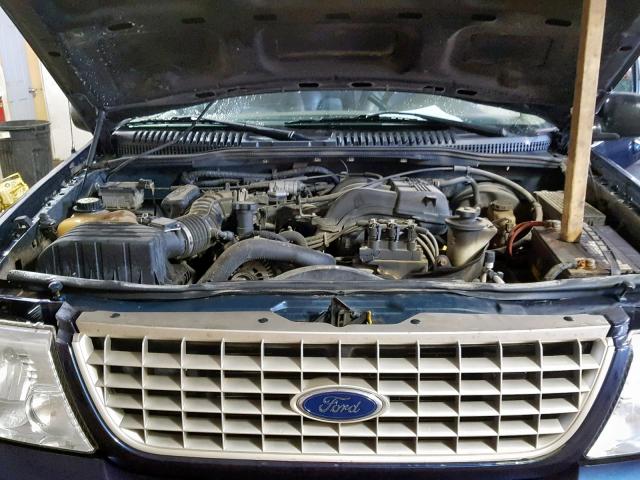 1FMZU74K23UB69820 - 2003 FORD EXPLORER E BLUE photo 7