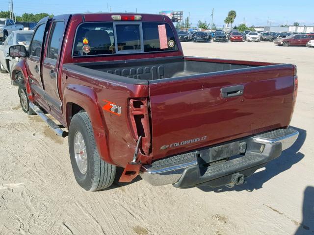 1GCDS43E688192273 - 2008 CHEVROLET COLORADO L RED photo 3