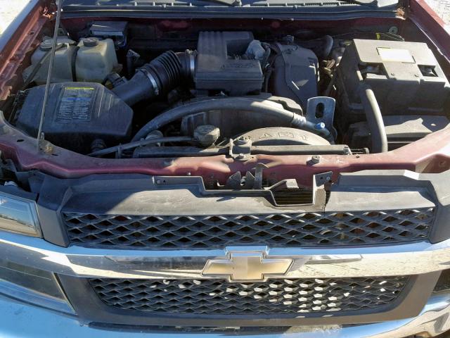 1GCDS43E688192273 - 2008 CHEVROLET COLORADO L RED photo 7