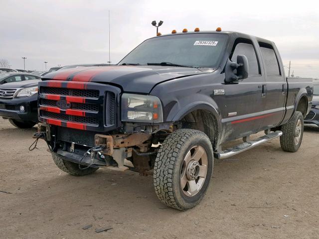 1FTWW31P47EA11960 - 2007 FORD F350 SRW S BLACK photo 2