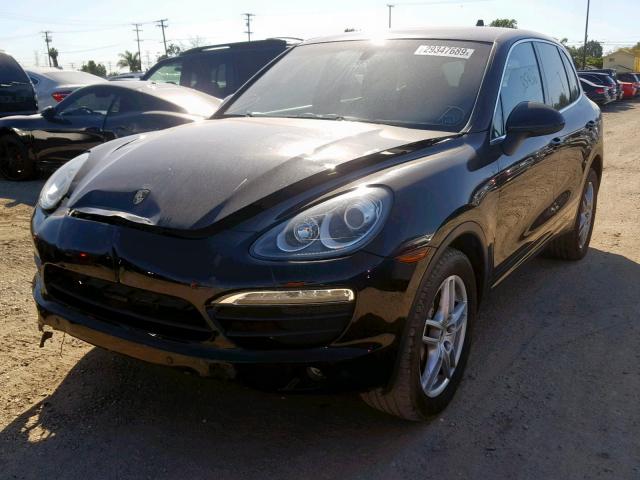 WP1AB2A20BLA42016 - 2011 PORSCHE CAYENNE S BLACK photo 2