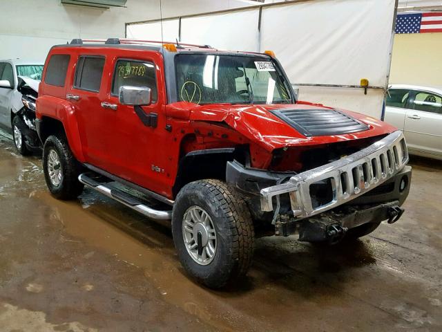 5GTDN136268126789 - 2006 HUMMER H3 RED photo 1