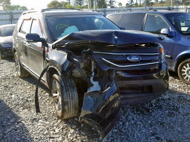 1FM5K7F83EGB65427 - 2014 FORD EXPLORER L BLACK photo 1