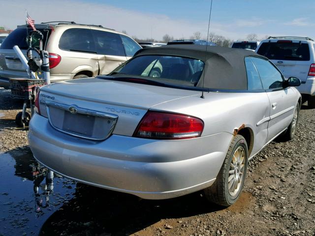 1C3EL55R75N705992 - 2005 CHRYSLER SEBRING TO SILVER photo 4