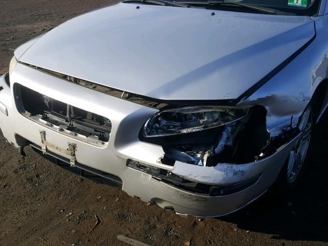 YV1RS592562508961 - 2006 VOLVO S60 2.5T SILVER photo 9