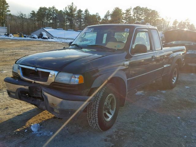 4F4ZR47E13TM12427 - 2003 MAZDA B4000 CAB BLACK photo 2