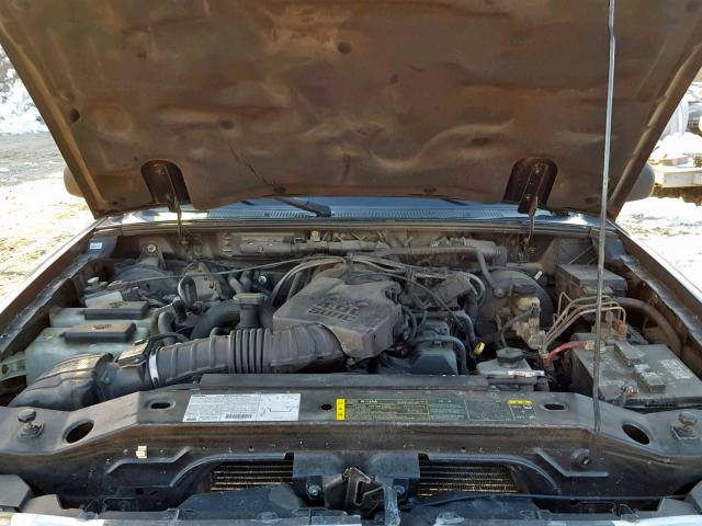 4F4ZR47E13TM12427 - 2003 MAZDA B4000 CAB BLACK photo 7