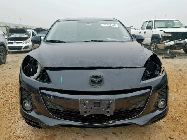 JM1BL1L54C1501422 - 2012 MAZDA 3 S BLACK photo 9