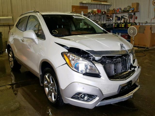 KL4CJHSBXDB210195 - 2013 BUICK ENCORE PRE WHITE photo 1