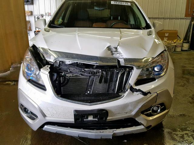 KL4CJHSBXDB210195 - 2013 BUICK ENCORE PRE WHITE photo 9