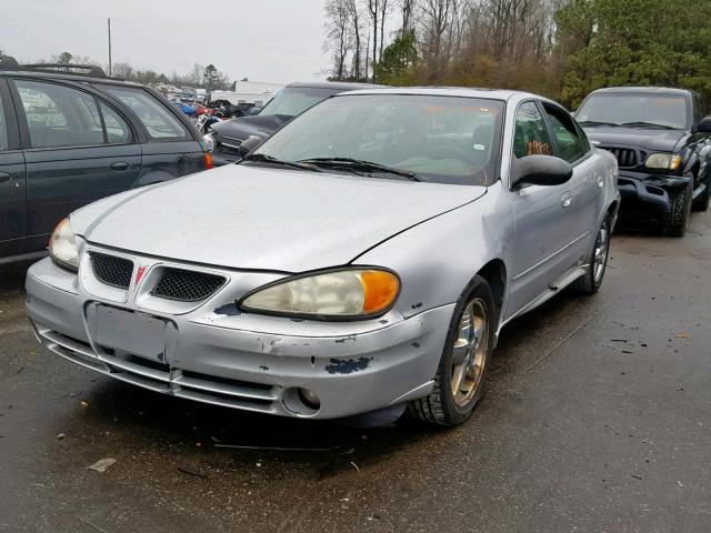 1G2NF52EX4M507887 - 2004 PONTIAC GRAND AM S SILVER photo 2