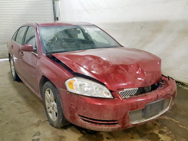 2G1WB5E32E1114879 - 2014 CHEVROLET IMPALA LIM RED photo 1