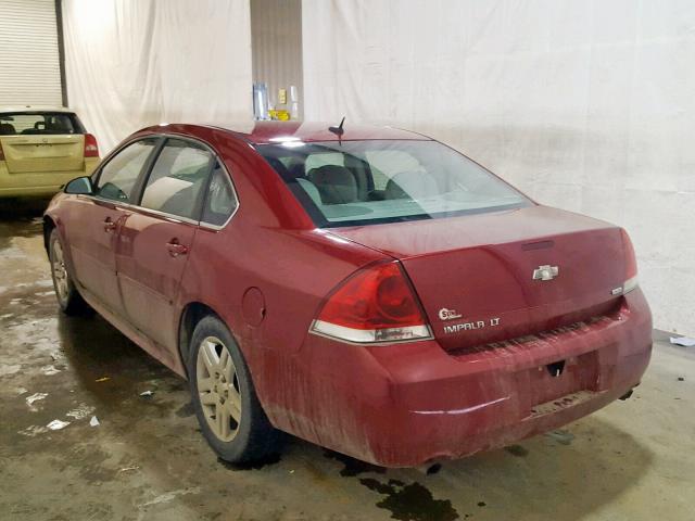 2G1WB5E32E1114879 - 2014 CHEVROLET IMPALA LIM RED photo 3