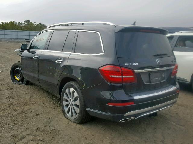 4JGDF6EE4HA884839 - 2017 MERCEDES-BENZ GLS 450 4M BLACK photo 3