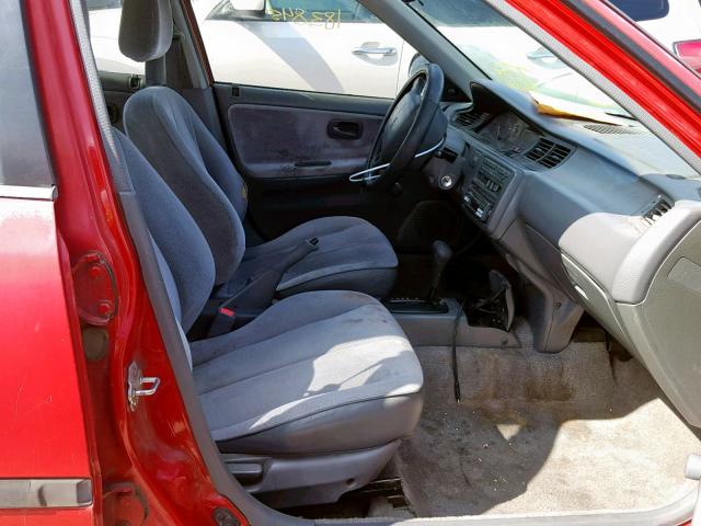 1HGEG8643SL002967 - 1995 HONDA CIVIC DX RED photo 5