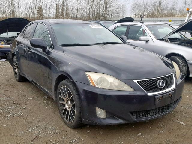 JTHCK262485024083 - 2008 LEXUS IS 250 BLACK photo 1