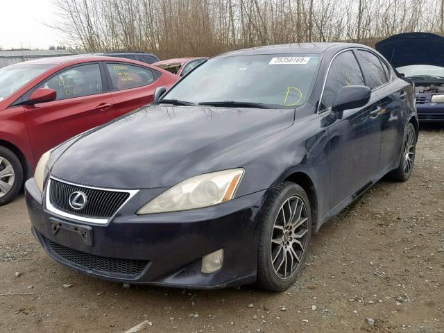 JTHCK262485024083 - 2008 LEXUS IS 250 BLACK photo 2