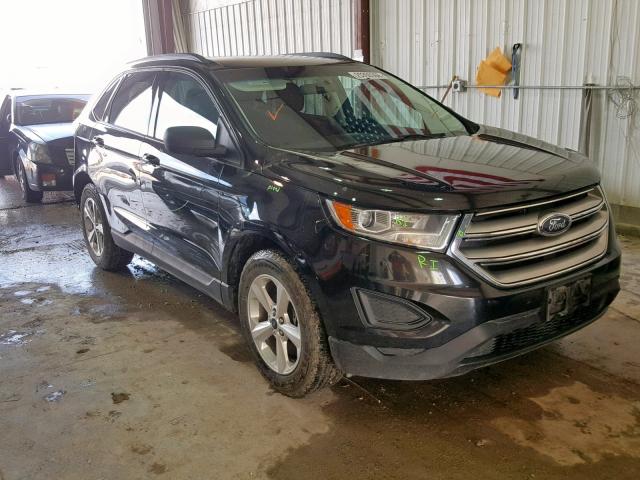 2FMTK4G89FBB39475 - 2015 FORD EDGE SE BLACK photo 1