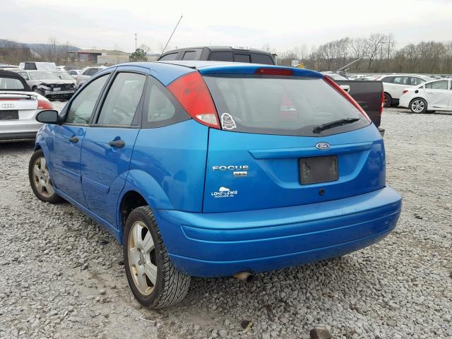 1FAFP37N97W321850 - 2007 FORD FOCUS ZX5 BLUE photo 3