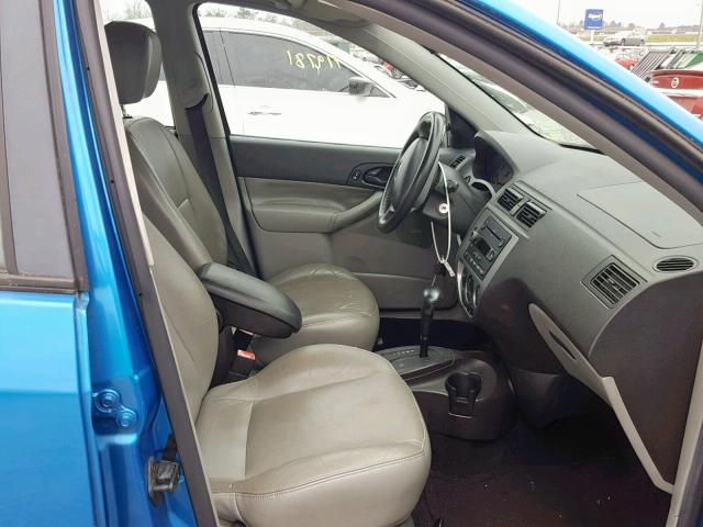 1FAFP37N97W321850 - 2007 FORD FOCUS ZX5 BLUE photo 5