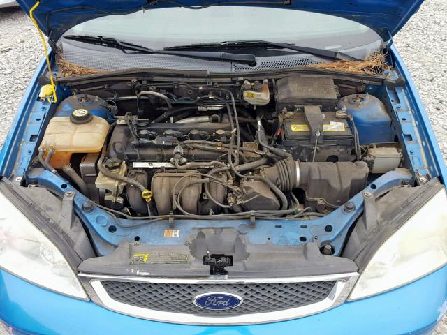 1FAFP37N97W321850 - 2007 FORD FOCUS ZX5 BLUE photo 7