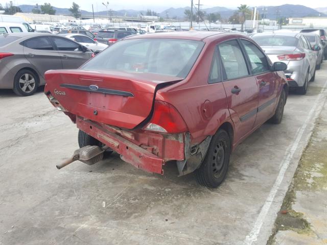 1FAFP33P43W201097 - 2003 FORD FOCUS LX RED photo 4