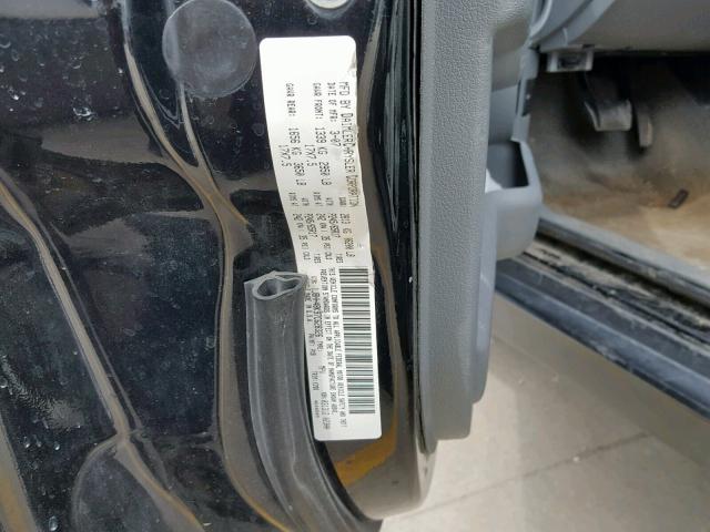 1J8HH48K97C628326 - 2007 JEEP COMMANDER BLACK photo 10