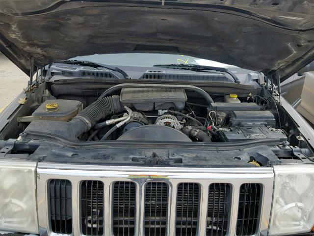 1J8HH48K97C628326 - 2007 JEEP COMMANDER BLACK photo 7