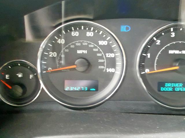 1J8HH48K97C628326 - 2007 JEEP COMMANDER BLACK photo 8