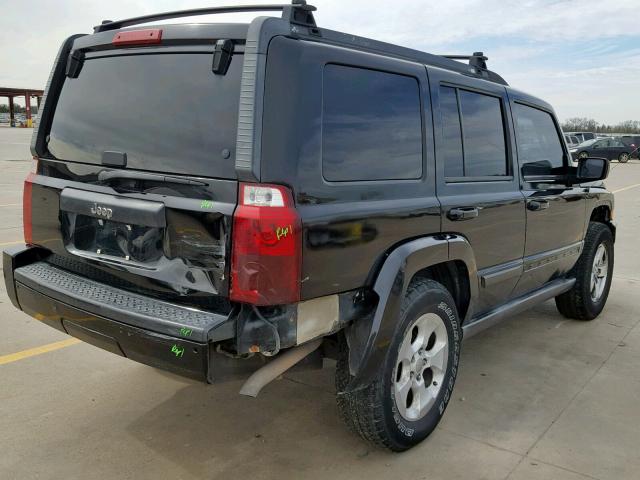 1J8HH48K97C628326 - 2007 JEEP COMMANDER BLACK photo 9