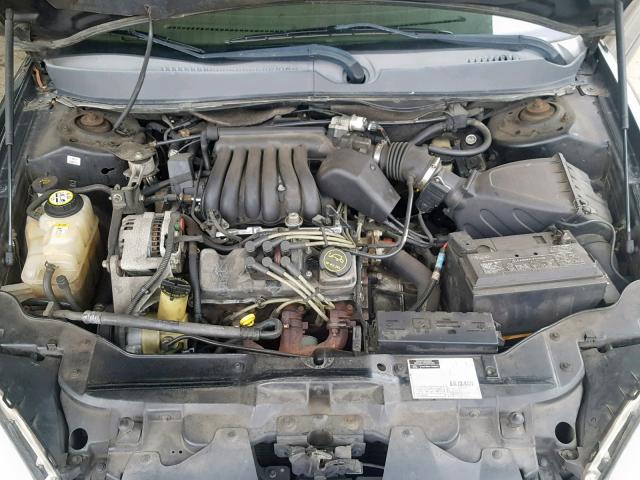 1FAFP55UX2A161473 - 2002 FORD TAURUS SES BLACK photo 7