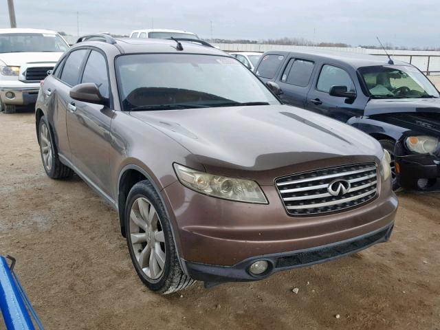 JNRAS08W03X205448 - 2003 INFINITI FX35 BROWN photo 1