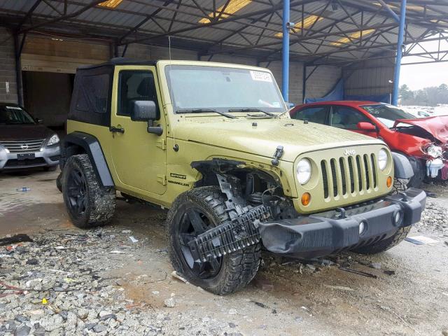 1C4AJWAG2DL655006 - 2013 JEEP WRANGLER S GREEN photo 1