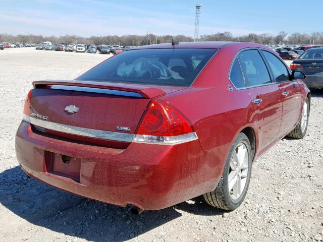 2G1WU583289199072 - 2008 CHEVROLET IMPALA LTZ MAROON photo 3