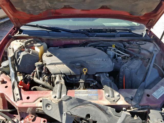 2G1WU583289199072 - 2008 CHEVROLET IMPALA LTZ MAROON photo 7