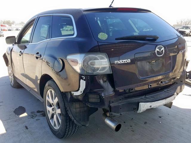 JM3ER293570103176 - 2007 MAZDA CX-7 BLACK photo 3