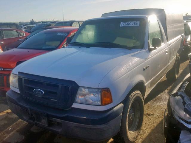 1FTYR10U64PB60527 - 2004 FORD RANGER WHITE photo 2