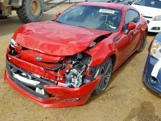 JF1ZCAC10F9605106 - 2015 SUBARU BRZ 2.0 LI RED photo 2