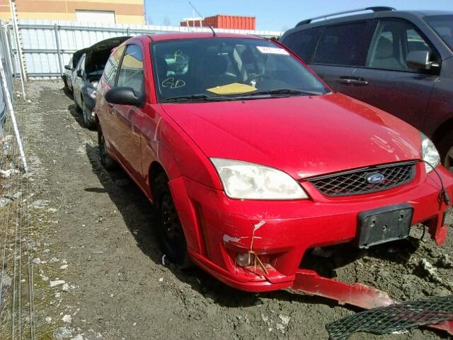 1FAFP31N97W317628 - 2007 FORD FOCUS ZX3 RED photo 1