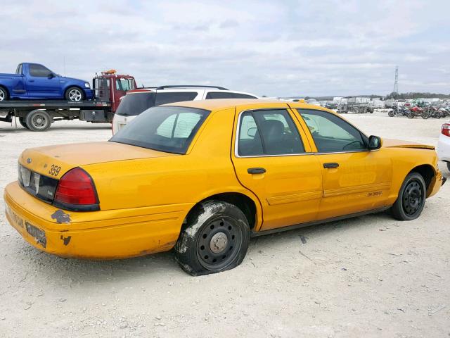 2FABP7BVXBX154005 - 2011 FORD CROWN VICT YELLOW photo 4