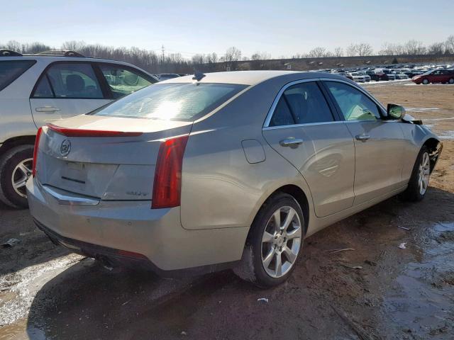 1G6AH5SX0E0140239 - 2014 CADILLAC ATS LUXURY TAN photo 4