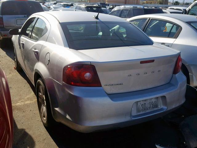 1B3BD4FB9BN624965 - 2011 DODGE AVENGER EX SILVER photo 3