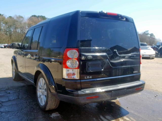 SALAK2D49CA619260 - 2012 LAND ROVER LR4 HSE LU BLACK photo 3