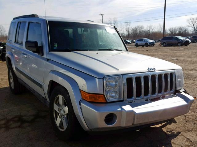 1J8HG48K28C191645 - 2008 JEEP COMMANDER SILVER photo 1