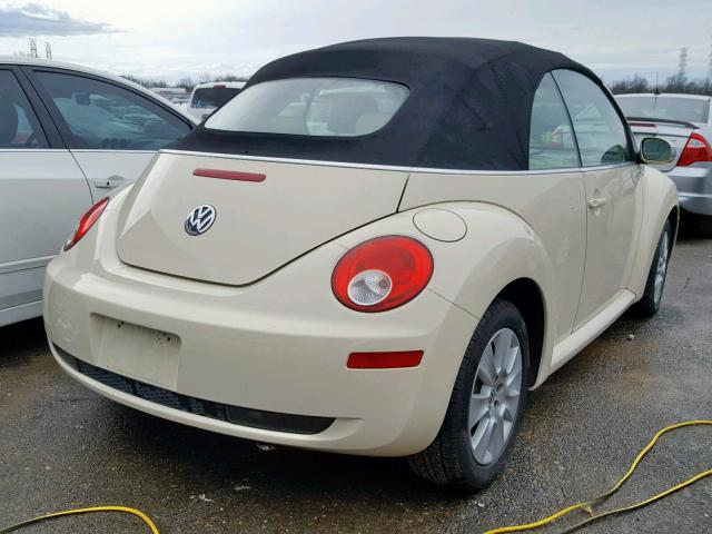 3VWRF31Y59M407489 - 2009 VOLKSWAGEN NEW BEETLE Creme Foto 4