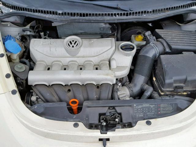3VWRF31Y59M407489 - 2009 VOLKSWAGEN NEW BEETLE Creme Foto 7