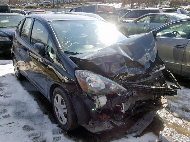 JHMGE88279S036675 - 2009 HONDA FIT BLACK photo 1