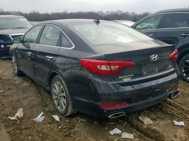 5NPE34AFXHH449398 - 2017 HYUNDAI SONATA SPO BLACK photo 3